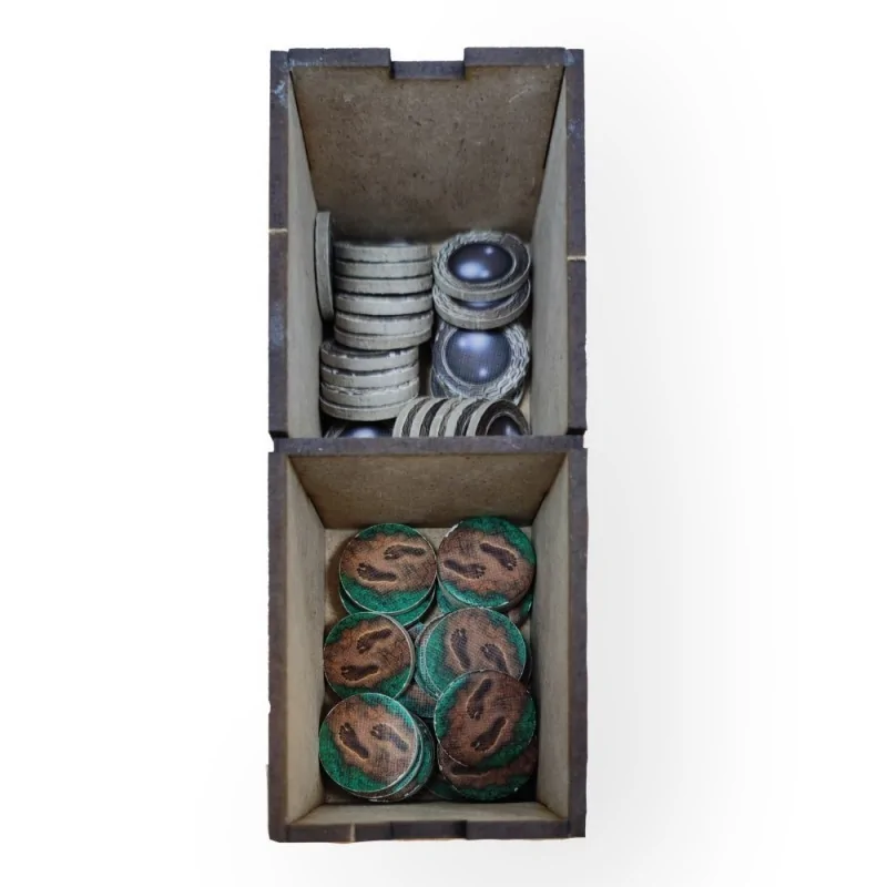 Caja Compatible con El Señor de los Anillos (Juegos de Cartas) (Base + Expansiones) de WithOut Mess en Insertos | La Cueva Roja