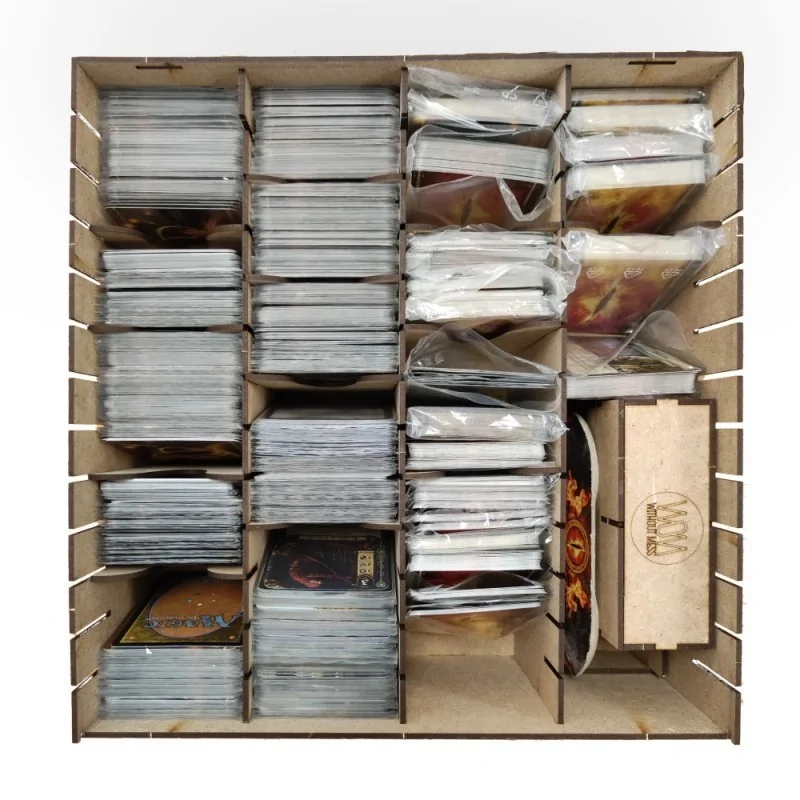 Caja Compatible con El Señor de los Anillos (Juegos de Cartas) (Base + Expansiones) de WithOut Mess en Insertos | La Cueva Roja