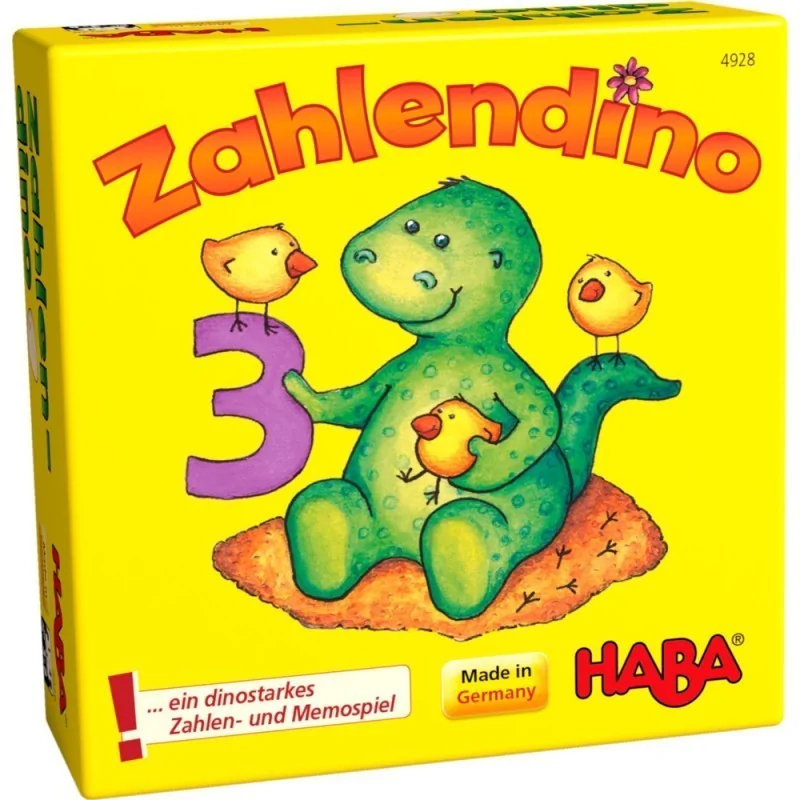 Dino de los Números de Haba en Juegos de Tablero | La Cueva Roja