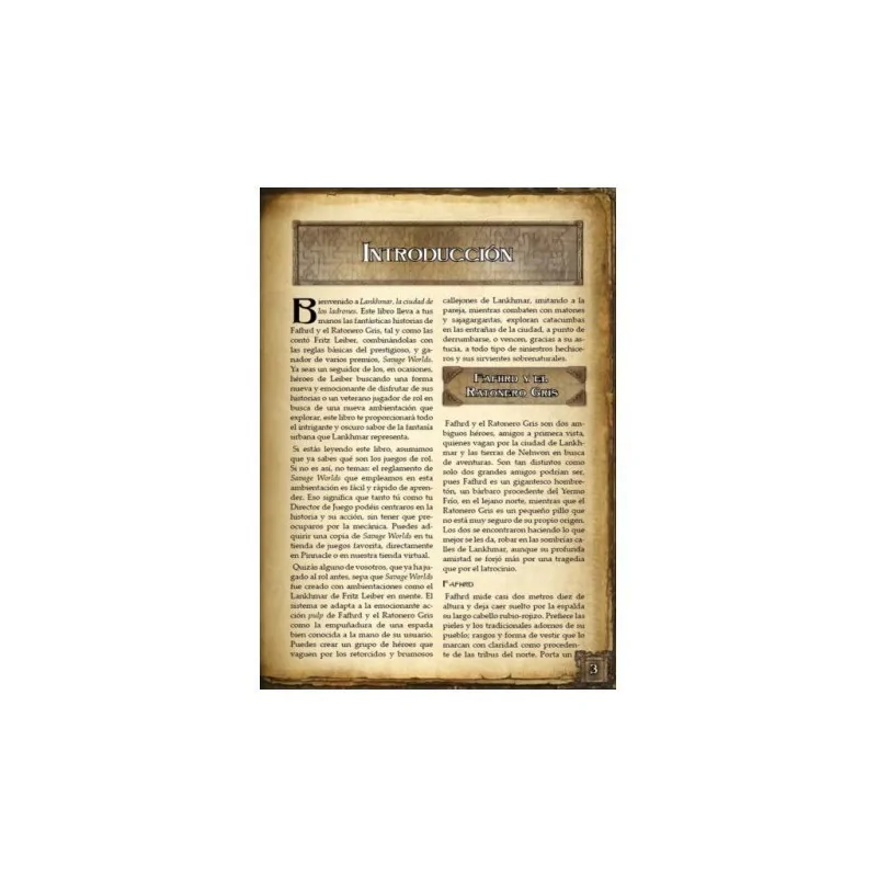 Savage Worlds Lankhmar: La Ciudad de los Ladrones de HT Publishers en Juegos de Rol | La Cueva Roja