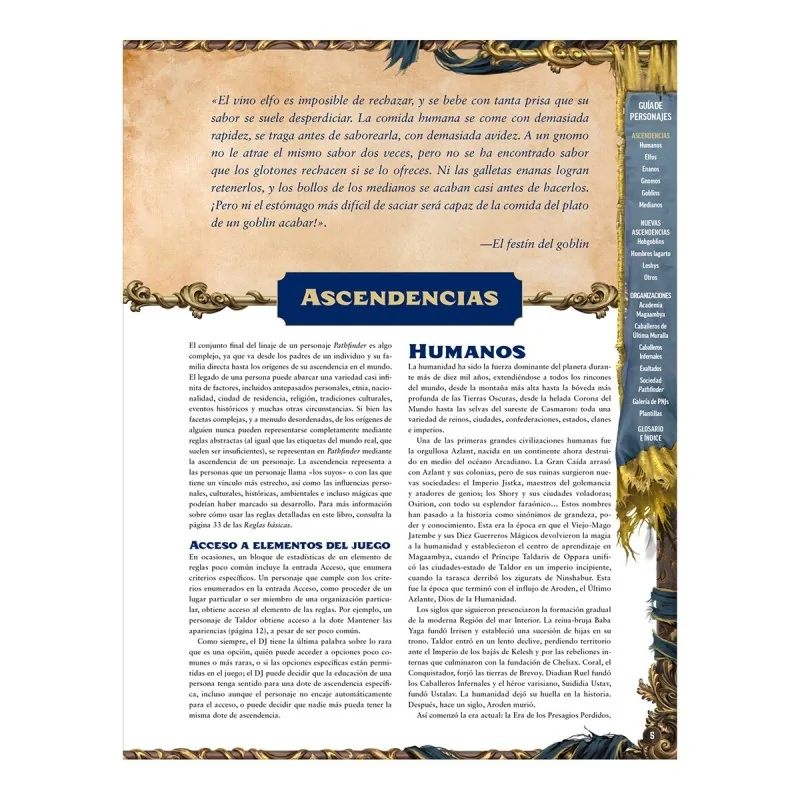 Pathfinder 2ed: Guía de Personajes de Presagios Perdidos de Devir en Juegos de Rol | La Cueva Roja