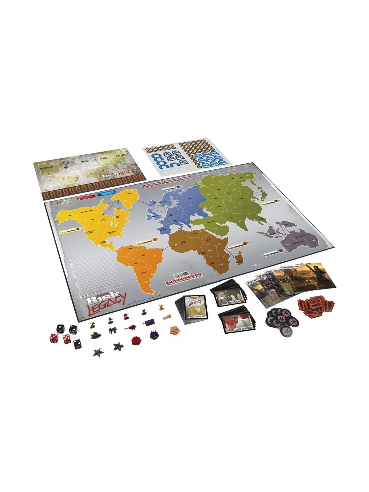 Risk Legacy de Hasbro en Juegos de Tablero | La Cueva Roja