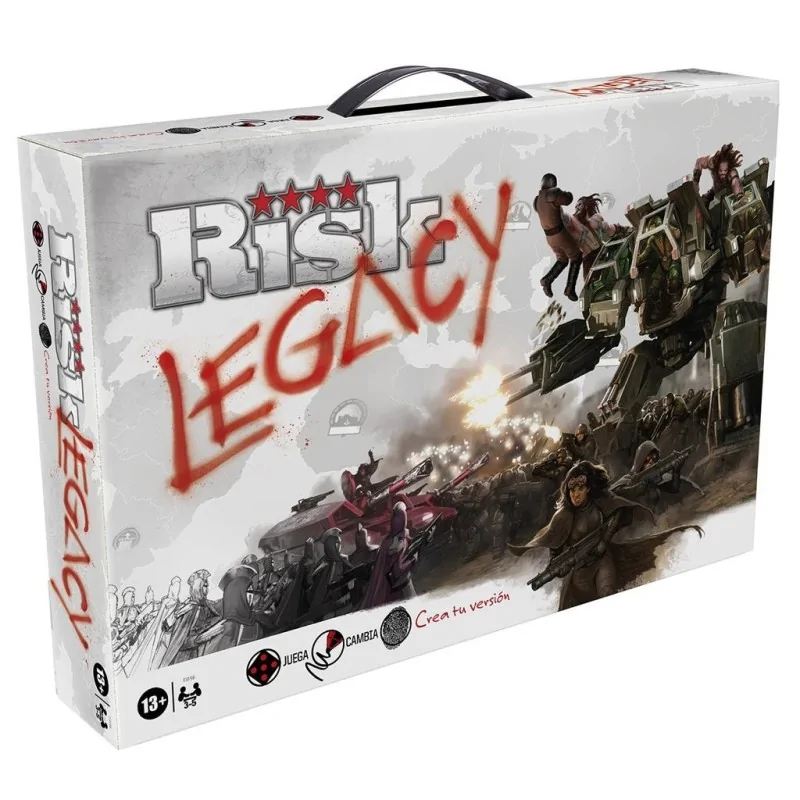 Risk Legacy de Hasbro en Juegos de Tablero | La Cueva Roja