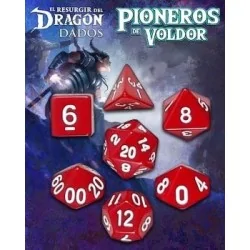 Dados Pioneros de Voldor: Rojo Lantamar de Nosolorol en Dados | La Cueva Roja