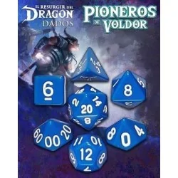 Dados Pioneros de Voldor: Azul Erekar de Nosolorol en Dados | La Cueva Roja