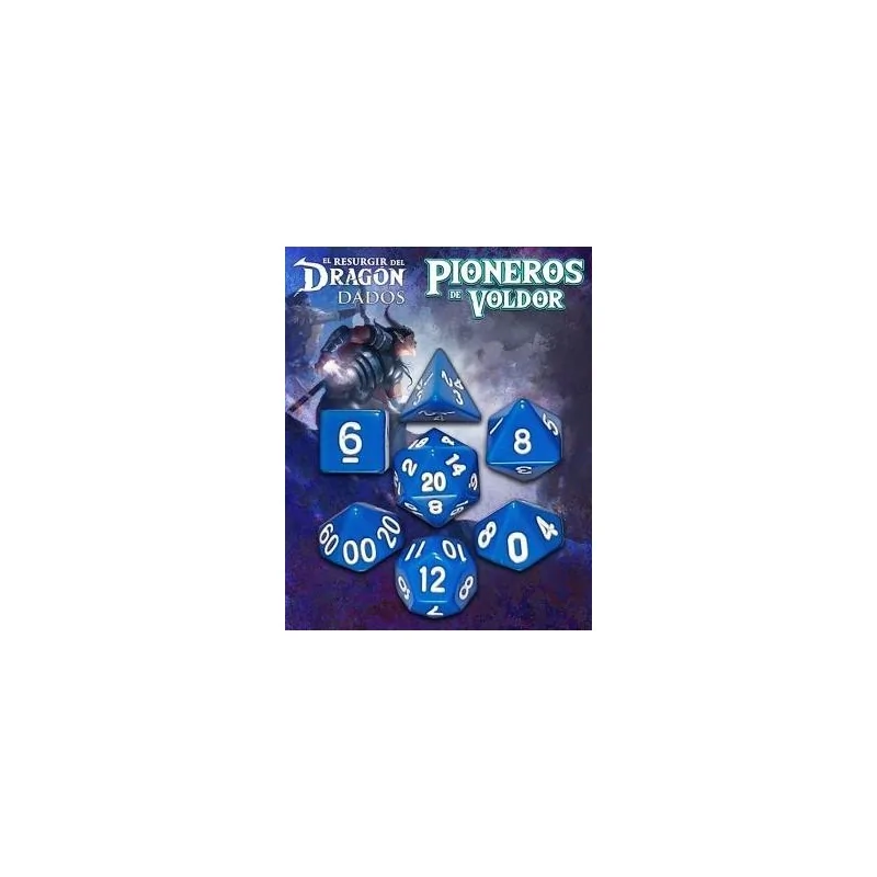Dados Pioneros de Voldor: Azul Erekar de Nosolorol en Dados | La Cueva Roja