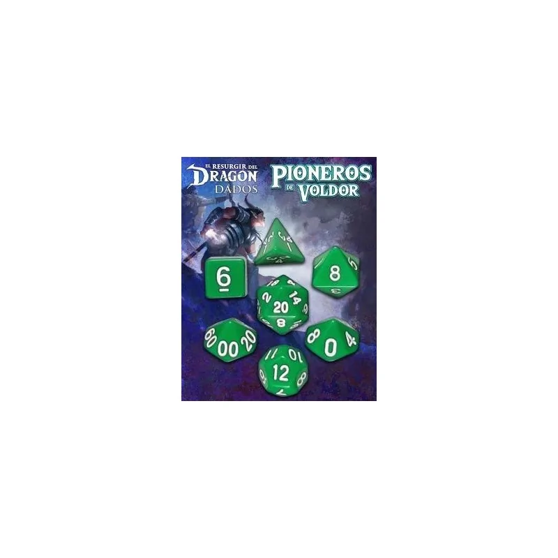 Dados Pioneros de Voldor: Verde Saurania de Nosolorol en Dados | La Cueva Roja