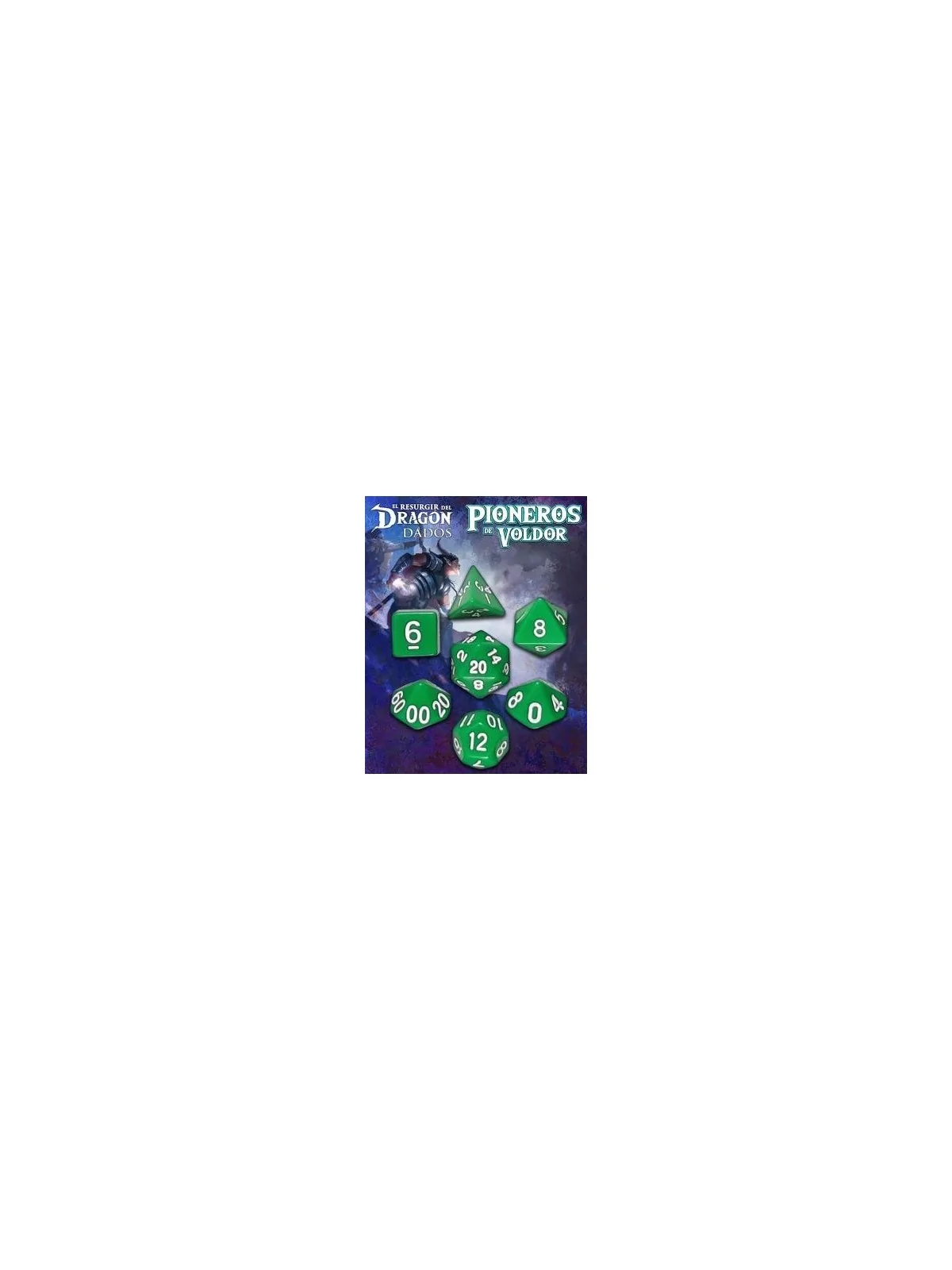 Dados Pioneros de Voldor: Verde Saurania de Nosolorol en Dados | La Cueva Roja
