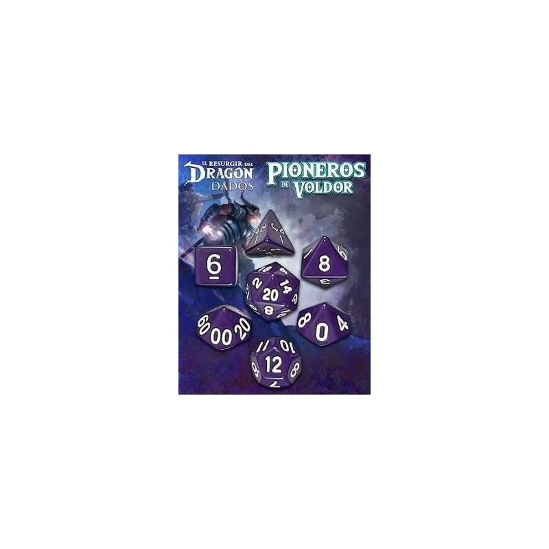 Dados Pioneros de Voldor: Morado Rocasangrien de Nosolorol en Dados | La Cueva Roja