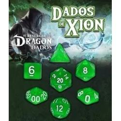 Dados de Xion: Verde Zefiria de Nosolorol en Dados | La Cueva Roja