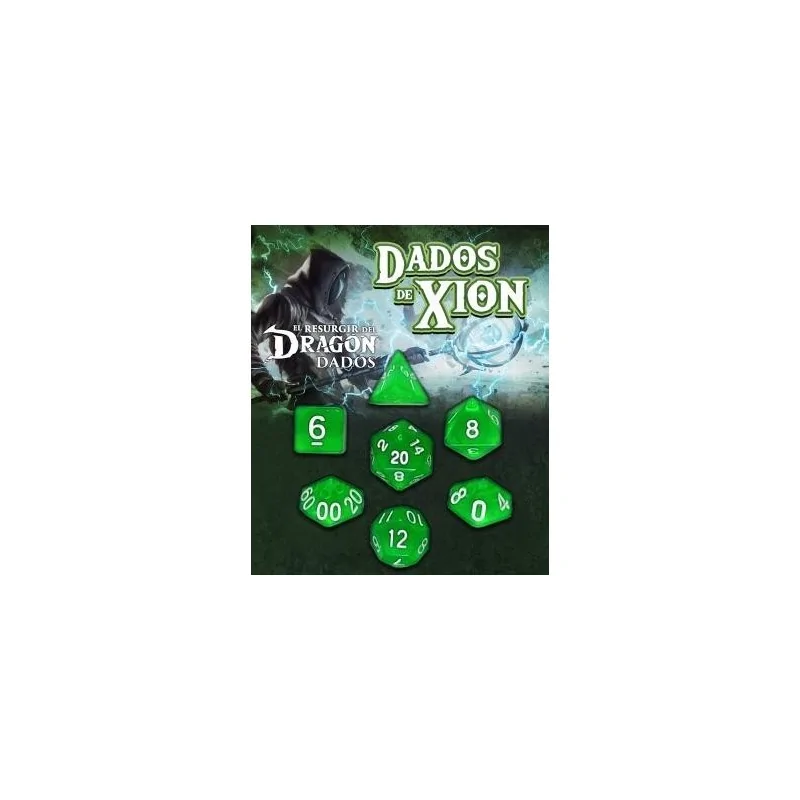 Dados de Xion: Verde Zefiria de Nosolorol en Dados | La Cueva Roja