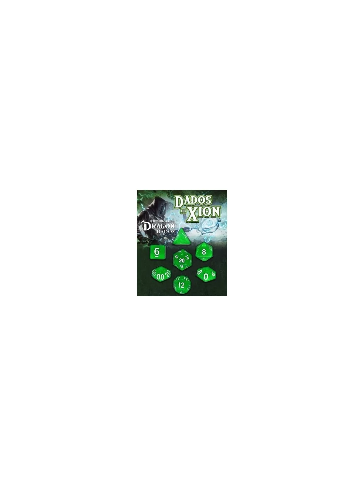 Dados de Xion: Verde Zefiria de Nosolorol en Dados | La Cueva Roja