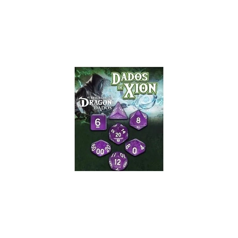 Dados de Xion: Púrpura Extraña Oscuridad de Nosolorol en Dados | La Cueva Roja