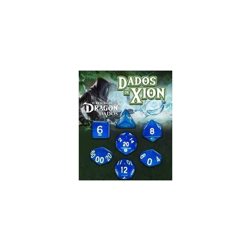 Dados de Xion: Azul Mármeron de Nosolorol en Dados | La Cueva Roja