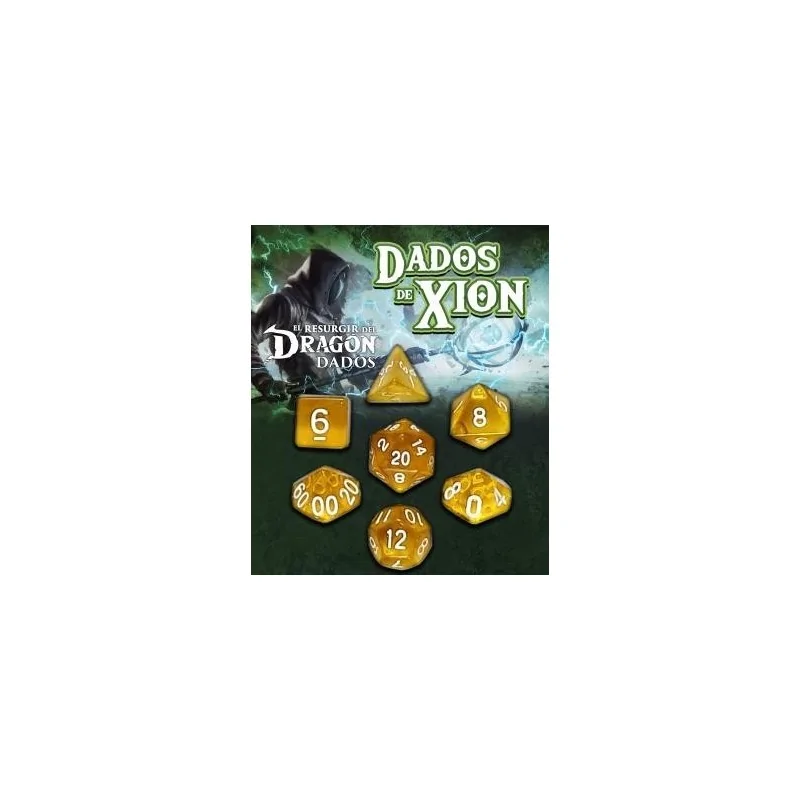 Dados de Xion: Amarillo Vindusan de Nosolorol en Dados | La Cueva Roja