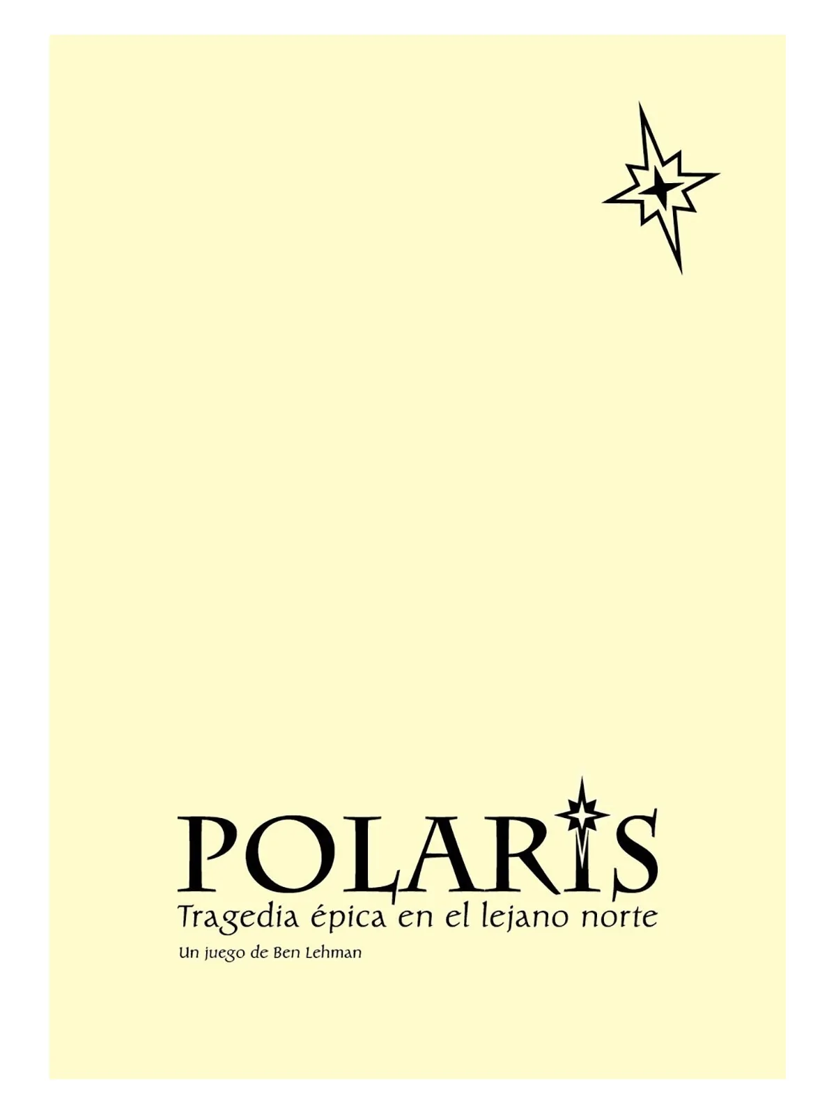 Polaris de Nosolorol en Juegos de Rol | La Cueva Roja
