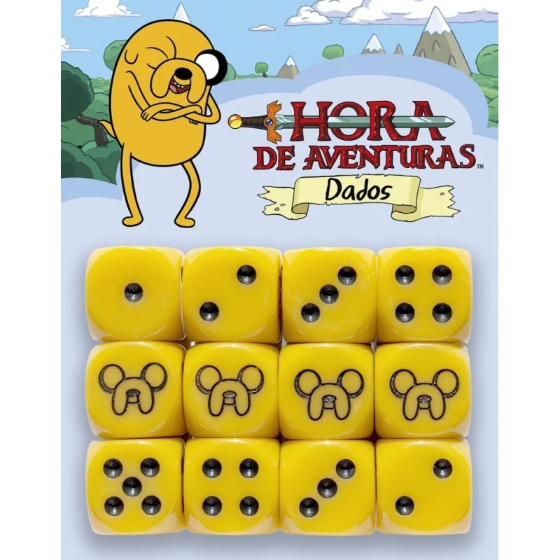Dados de Hora de Aventuras: Jake de Nosolorol en Dados | La Cueva Roja