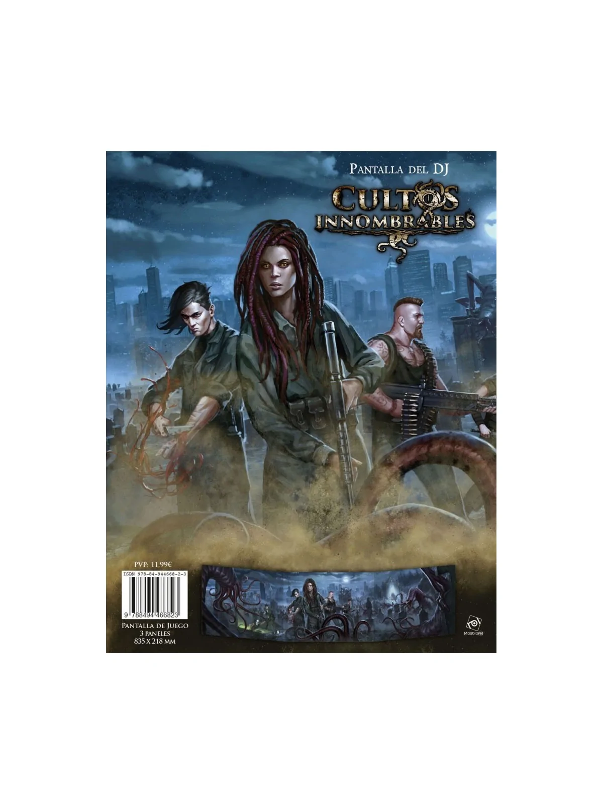 Cultos Innombrables: Pantalla del director de juego de Nosolorol en Juegos de Rol | La Cueva Roja