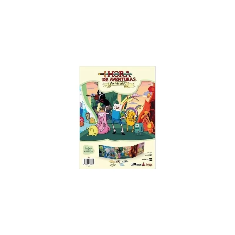 Hora de aventuras: Pantalla + cartas de estado de Nosolorol en Juegos de Rol | La Cueva Roja