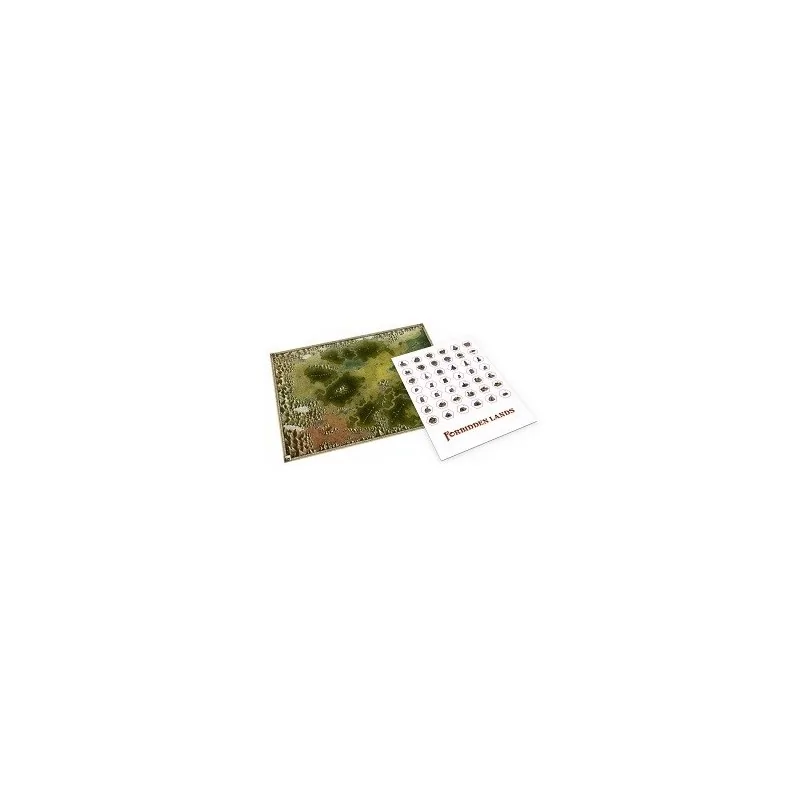 Forbidden Lands. Mapa + pegatinas de Nosolorol en Juegos de Rol | La Cueva Roja