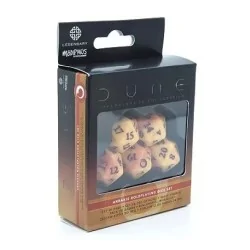 Dados Dune: Arrakis (amarillos) de Nosolorol en Dados | La Cueva Roja