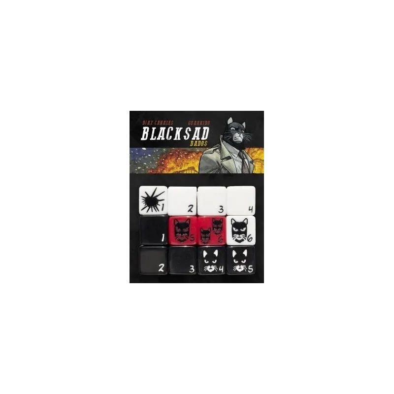 Dados de Blacksad de Nosolorol en Dados | La Cueva Roja