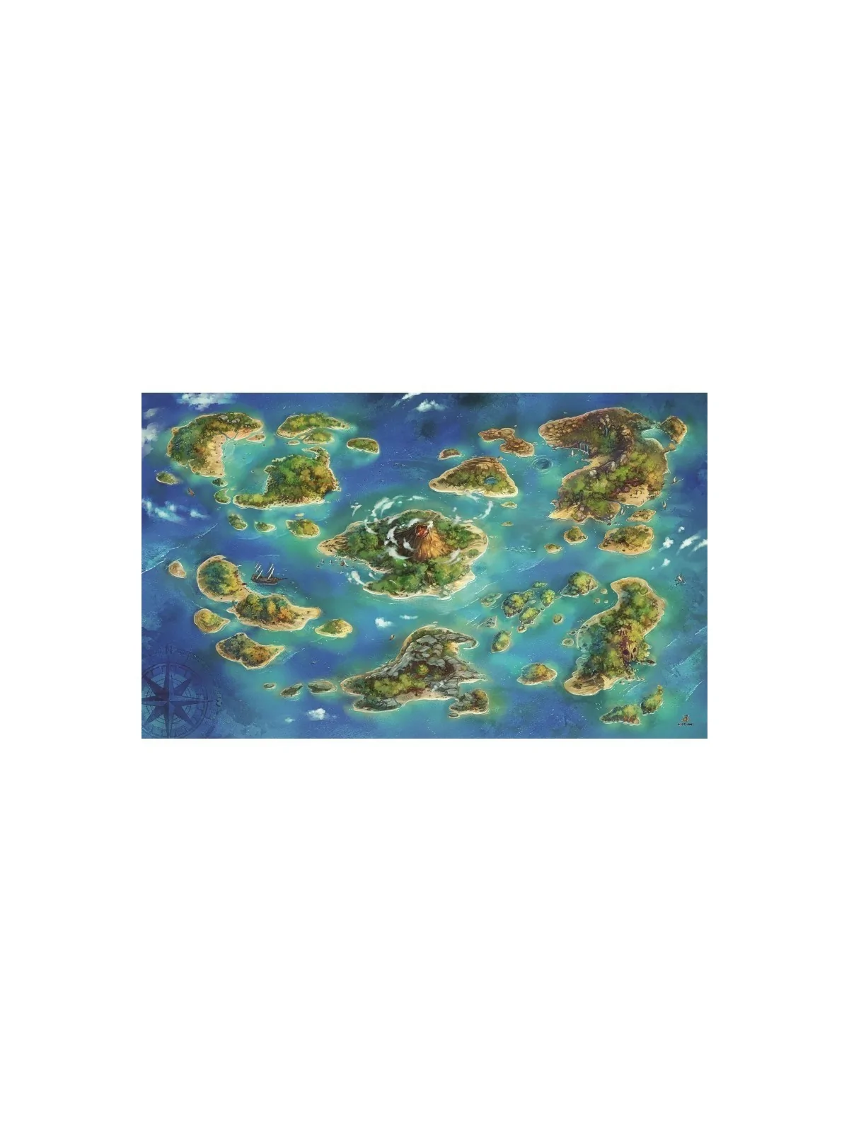 Tapete de Neopreno 140x80 cm - Isla de Maldito Games en Tapetes | La Cueva Roja