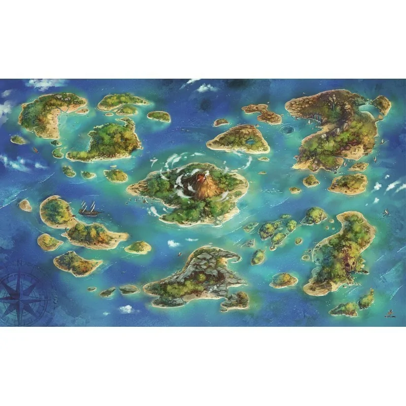 Tapete de Neopreno 150x90 cm - Isla de Maldito Games en Tapetes | La Cueva Roja