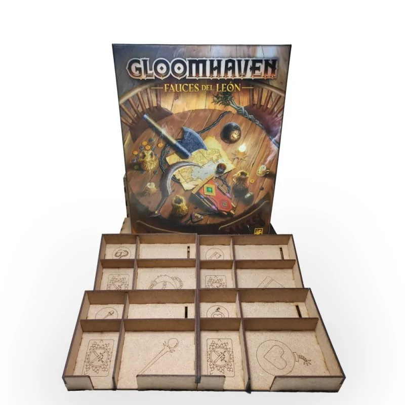 Inserto Compatible con Gloomhaven Fauces del León de WithOut Mess en Insertos | La Cueva Roja