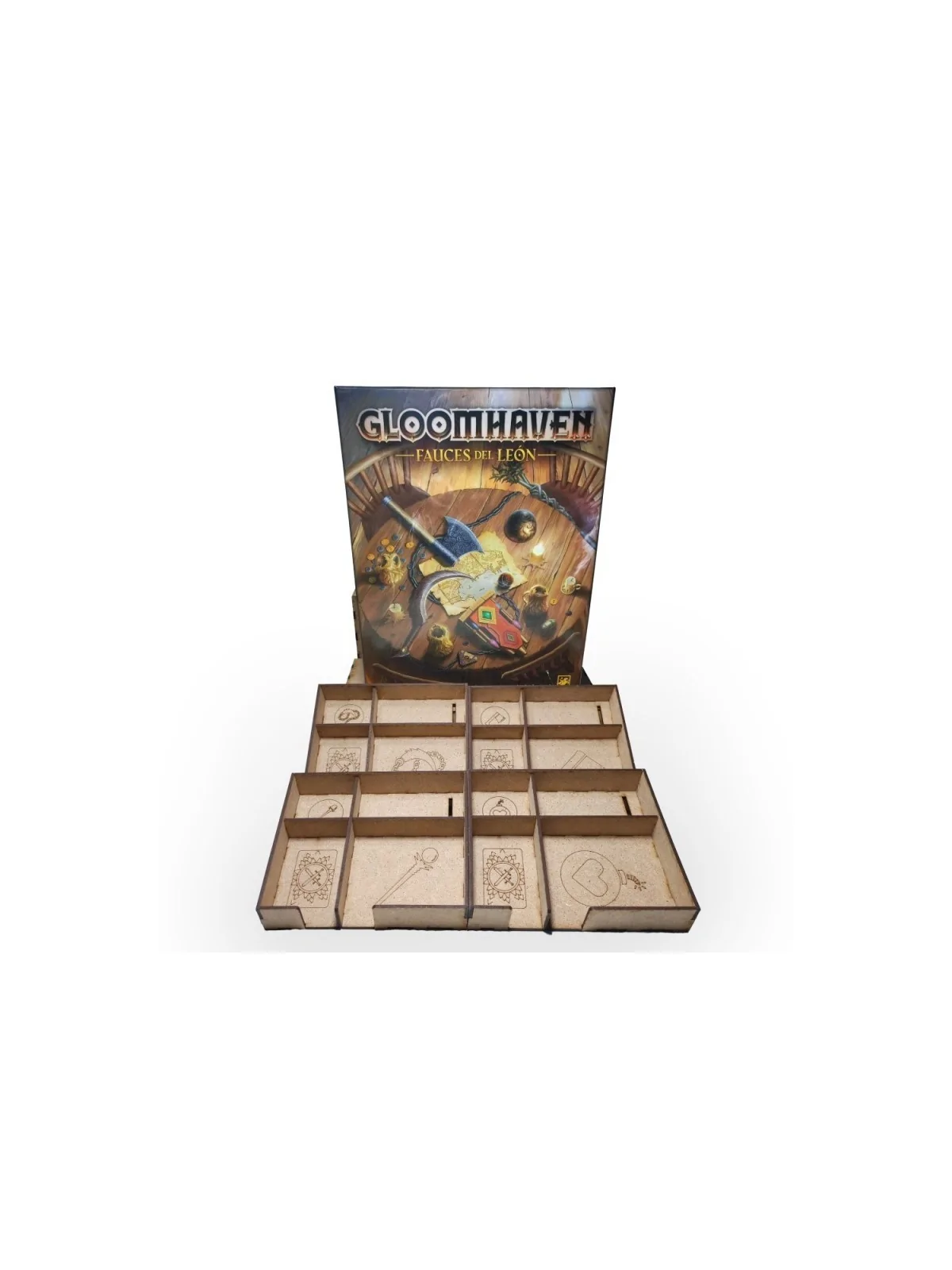 Inserto Compatible con Gloomhaven Fauces del León de WithOut Mess en Insertos | La Cueva Roja