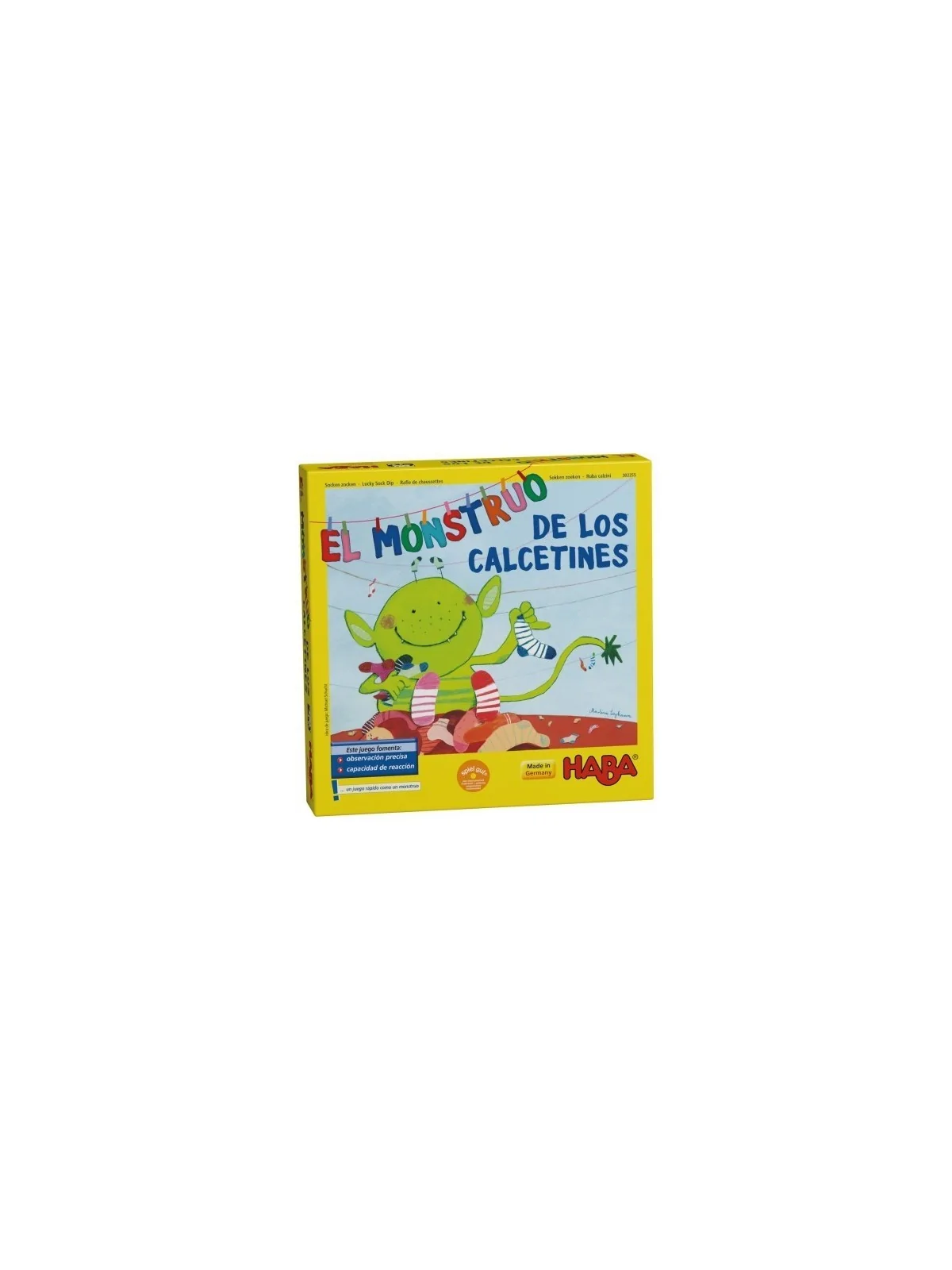 El Monstruo de los Calcetines de Haba en Juegos de Tablero | La Cueva Roja