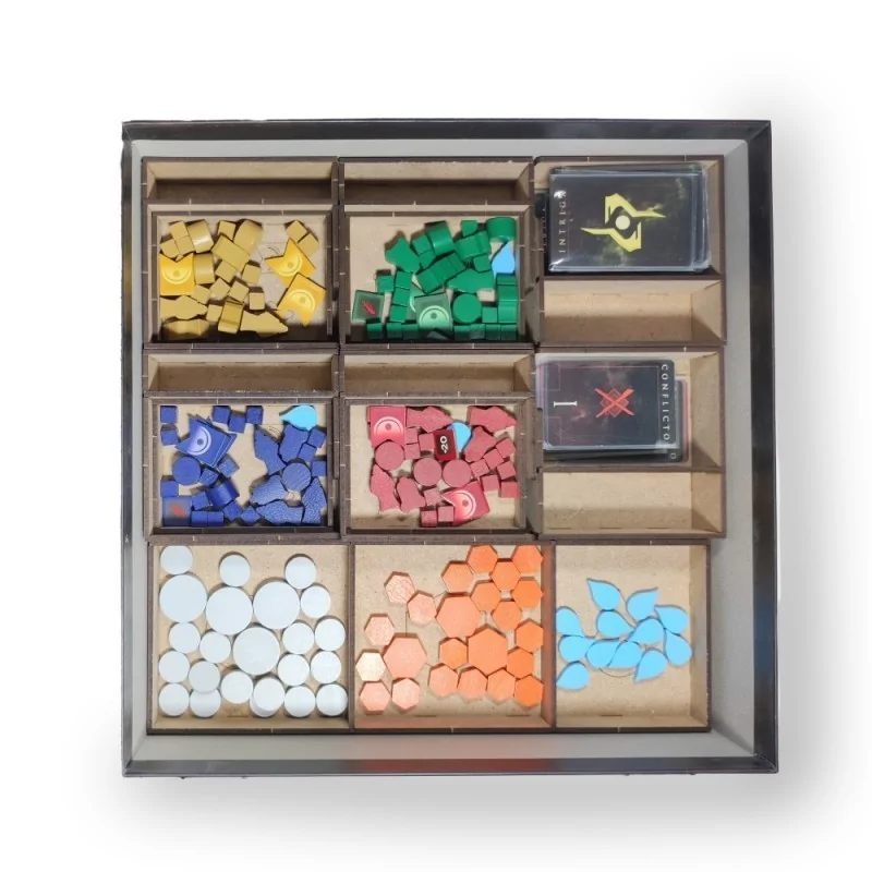 Inserto Compatible con Dune Imperium (Base+Expansion El Auge de IX) de WithOut Mess en Insertos | La Cueva Roja