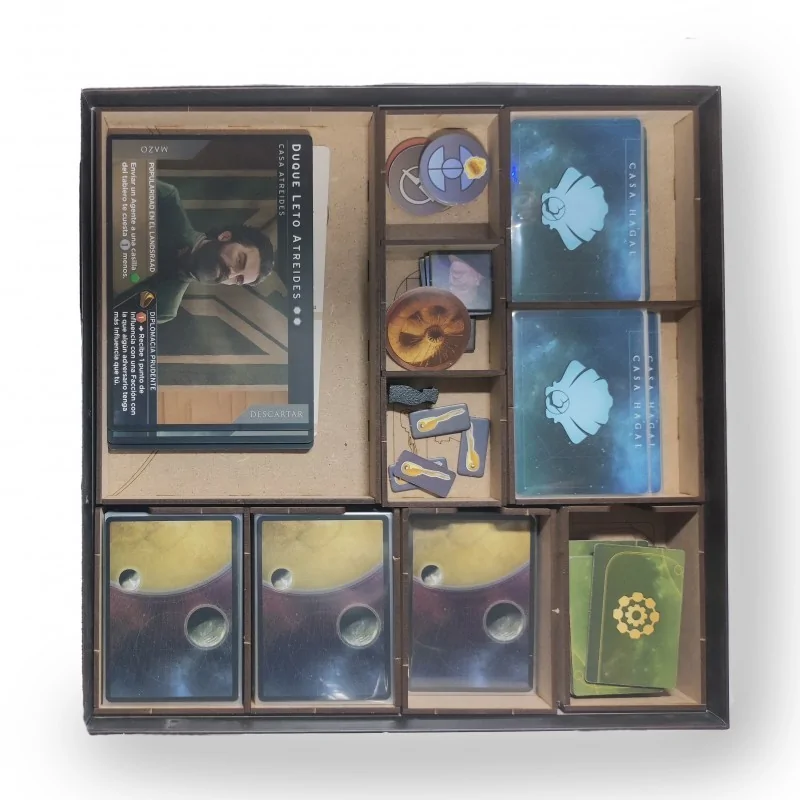 Inserto Compatible con Dune Imperium (Base+Expansion El Auge de IX) de WithOut Mess en Insertos | La Cueva Roja