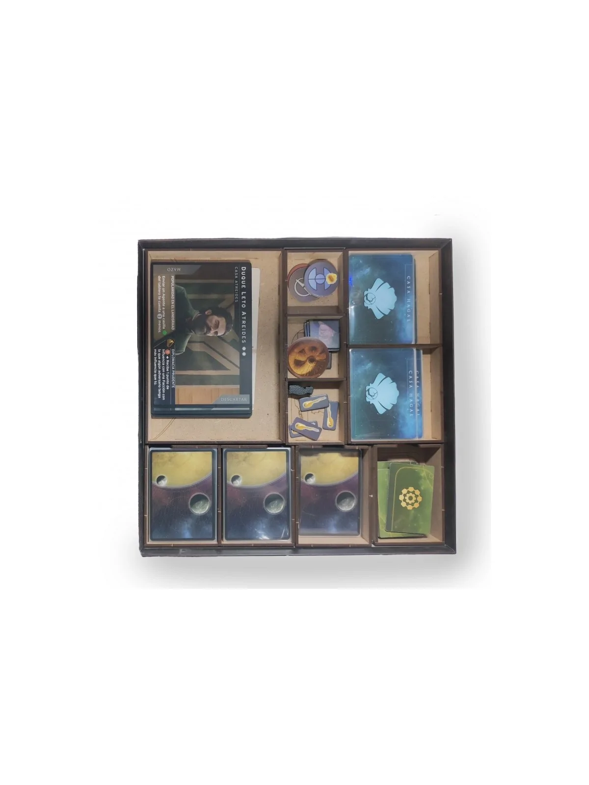 Inserto Compatible con Dune Imperium (Base+Expansion El Auge de IX) de WithOut Mess en Insertos | La Cueva Roja