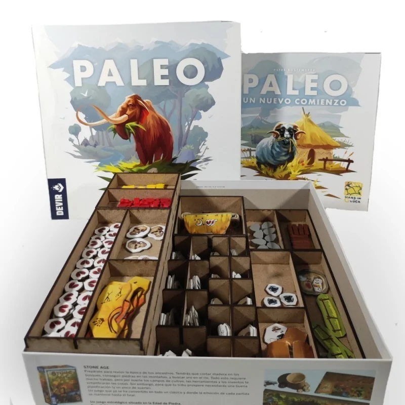 Inserto Compatible con Paleo (Base+Primera Expansión) de WithOut Mess en Insertos | La Cueva Roja