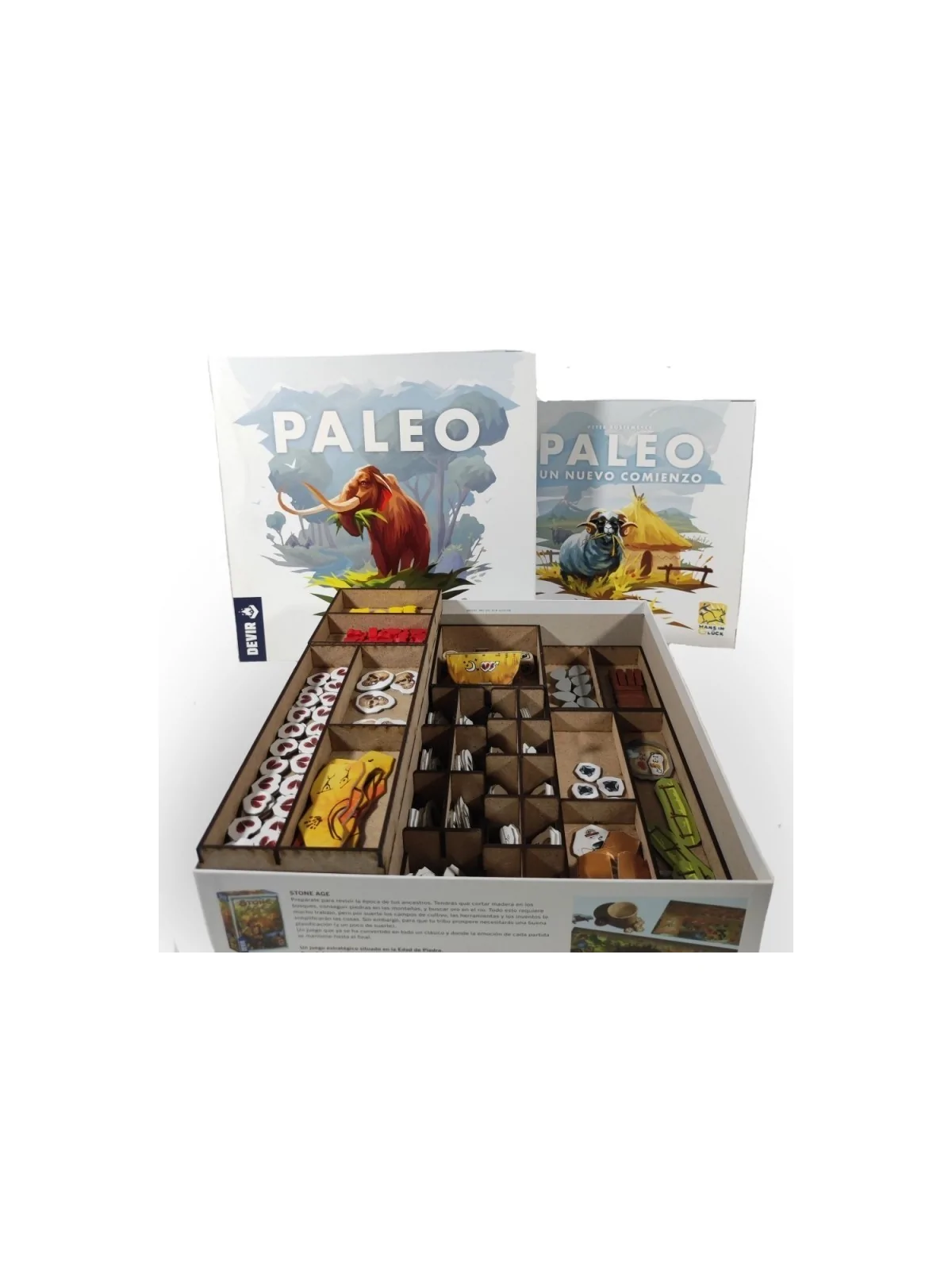 Inserto Compatible con Paleo (Base+Primera Expansión) de WithOut Mess en Insertos | La Cueva Roja