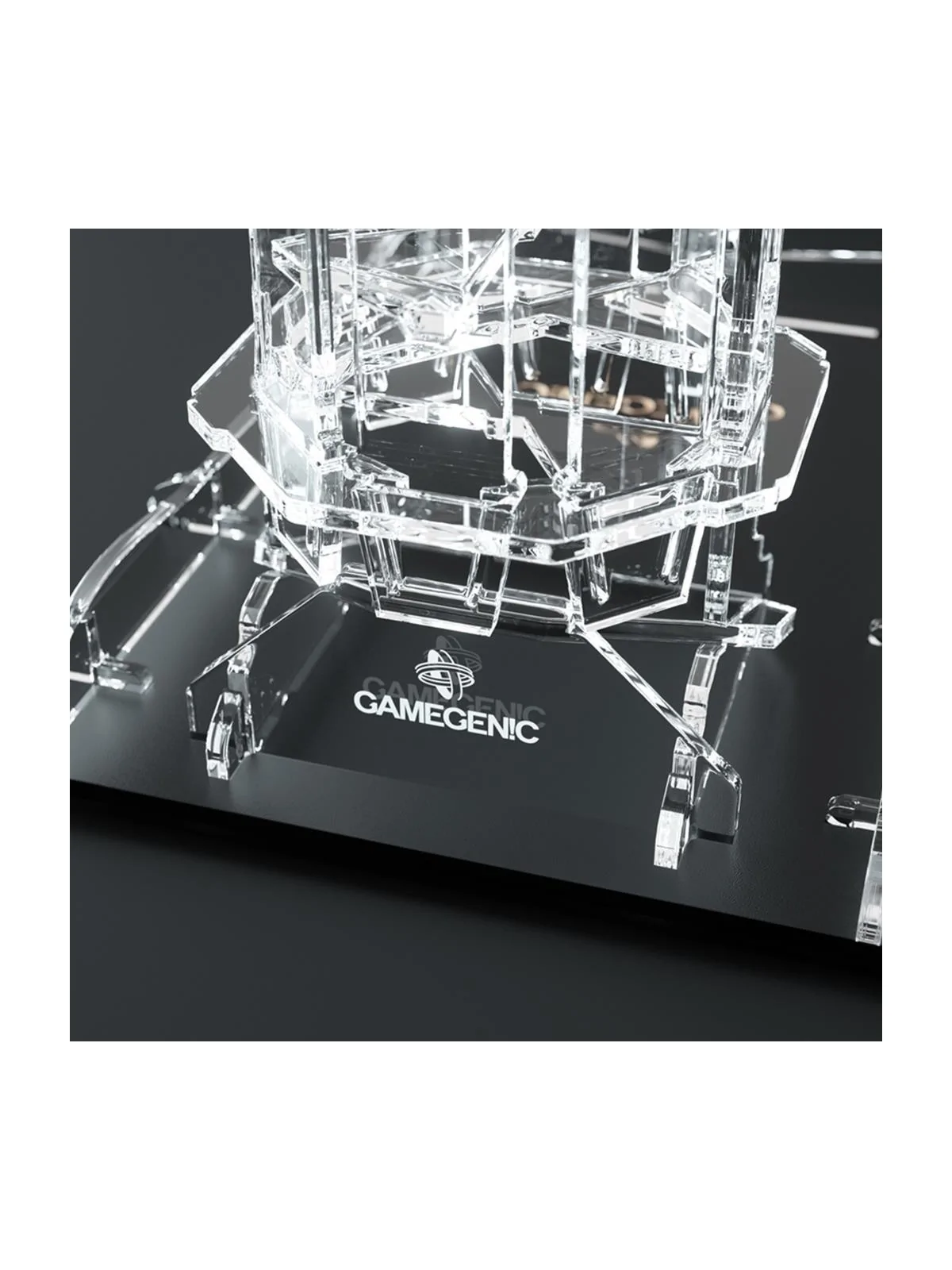 Crystal Twister Premium Dice Tower de Gamegenic en Otros | La Cueva Roja