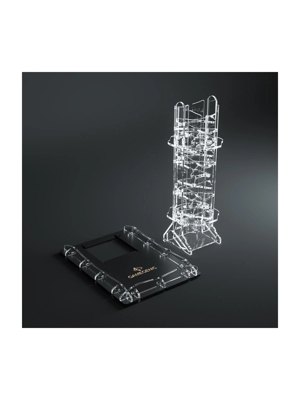 Crystal Twister Premium Dice Tower de Gamegenic en Otros | La Cueva Roja