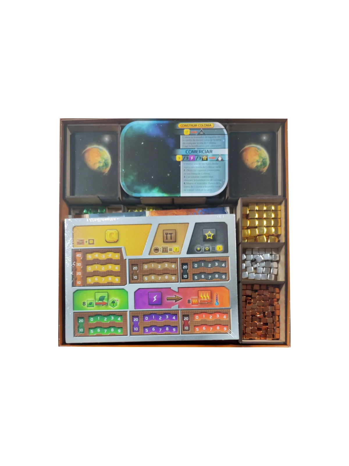 Inserto Compatible con Terraforming Mars (Base+Expansiones) de WithOut Mess en Insertos | La Cueva Roja