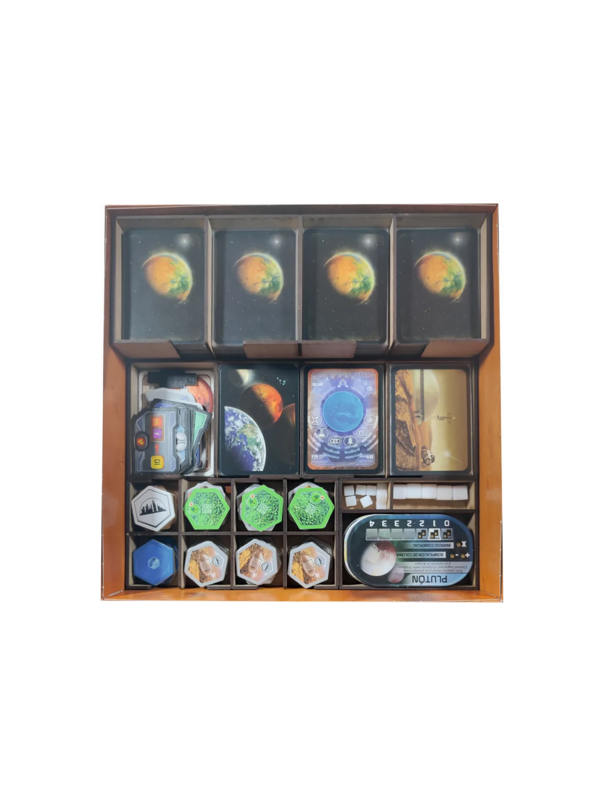 Inserto Compatible con Terraforming Mars (Base+Expansiones) de WithOut Mess en Insertos | La Cueva Roja