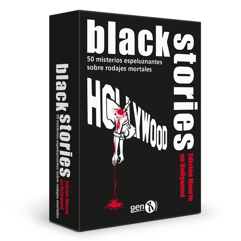 Black Stories: Muerte en Hollywood de Gen X Games en Juegos de Cartas | La Cueva Roja