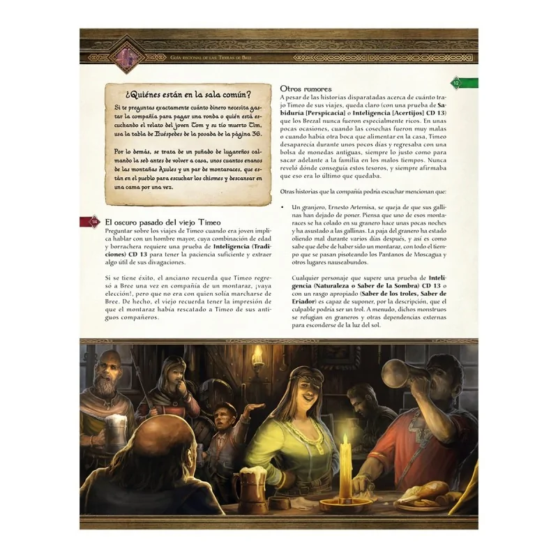 Aventuras en la Tierra Media: Guía Regional de las Tierras de Bree de Devir en Juegos de Rol | La Cueva Roja