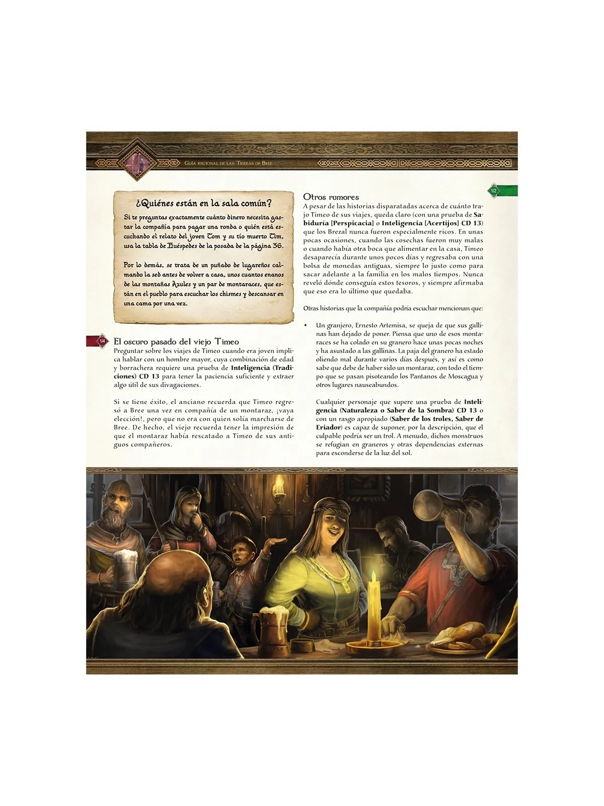 Aventuras en la Tierra Media: Guía Regional de las Tierras de Bree de Devir en Juegos de Rol | La Cueva Roja