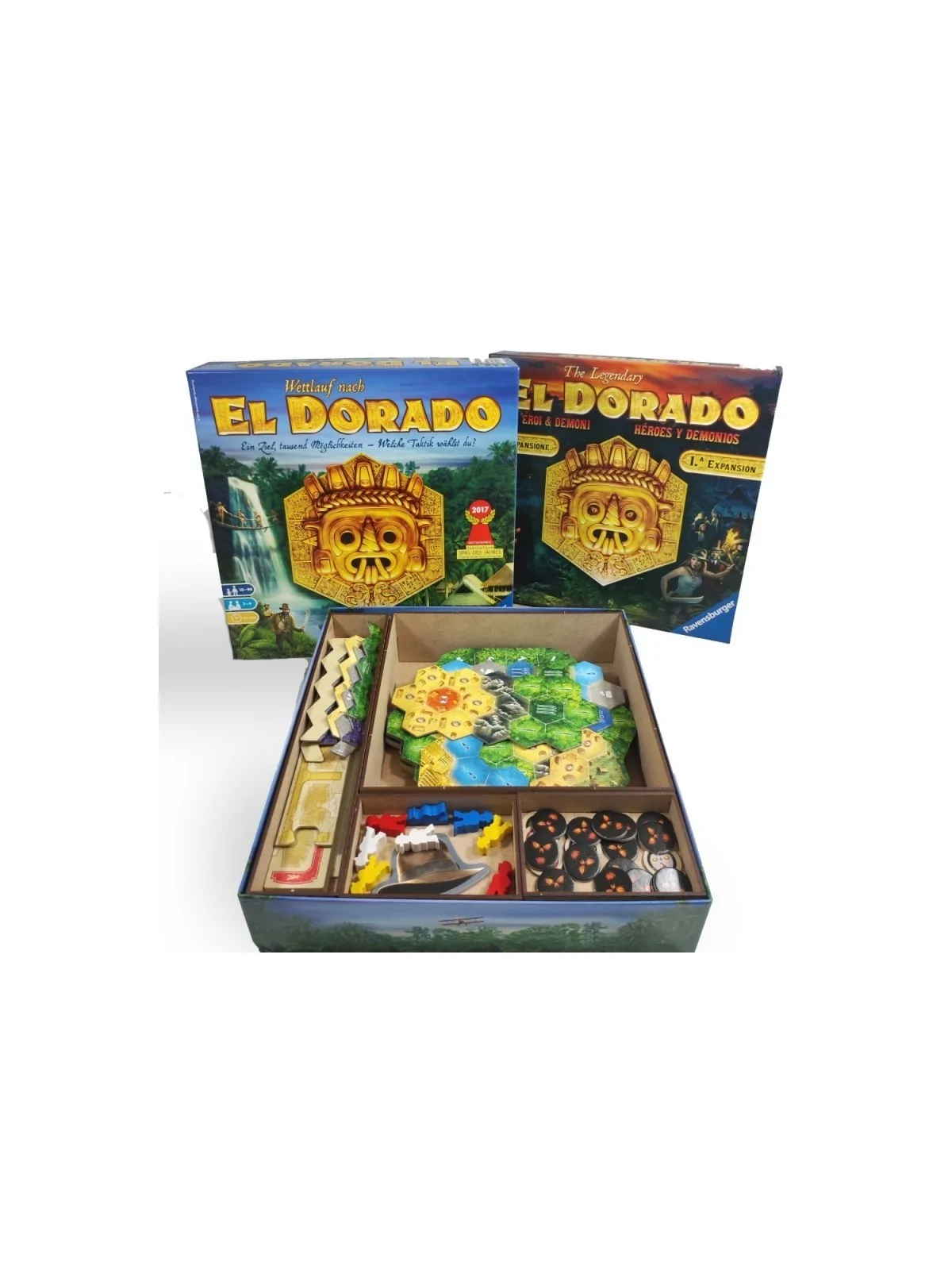 Inserto Compatible con El Dorado (Base+ExpansiónHéroes y Demonios) de WithOut Mess en Insertos | La Cueva Roja