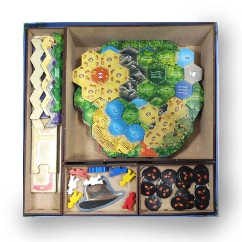 Inserto Compatible con El Dorado (Base+ExpansiónHéroes y Demonios) de WithOut Mess en Insertos | La Cueva Roja
