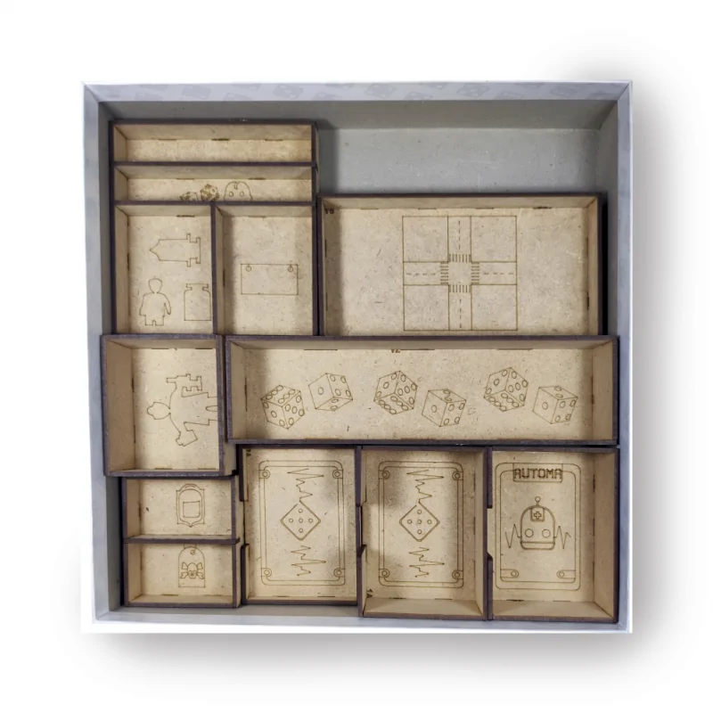 Inserto Compatible con Dice Hospital (Base+Exp.Cuidado Comunitario+Exp. Deluxe) de WithOut Mess en Insertos | La Cueva Roja