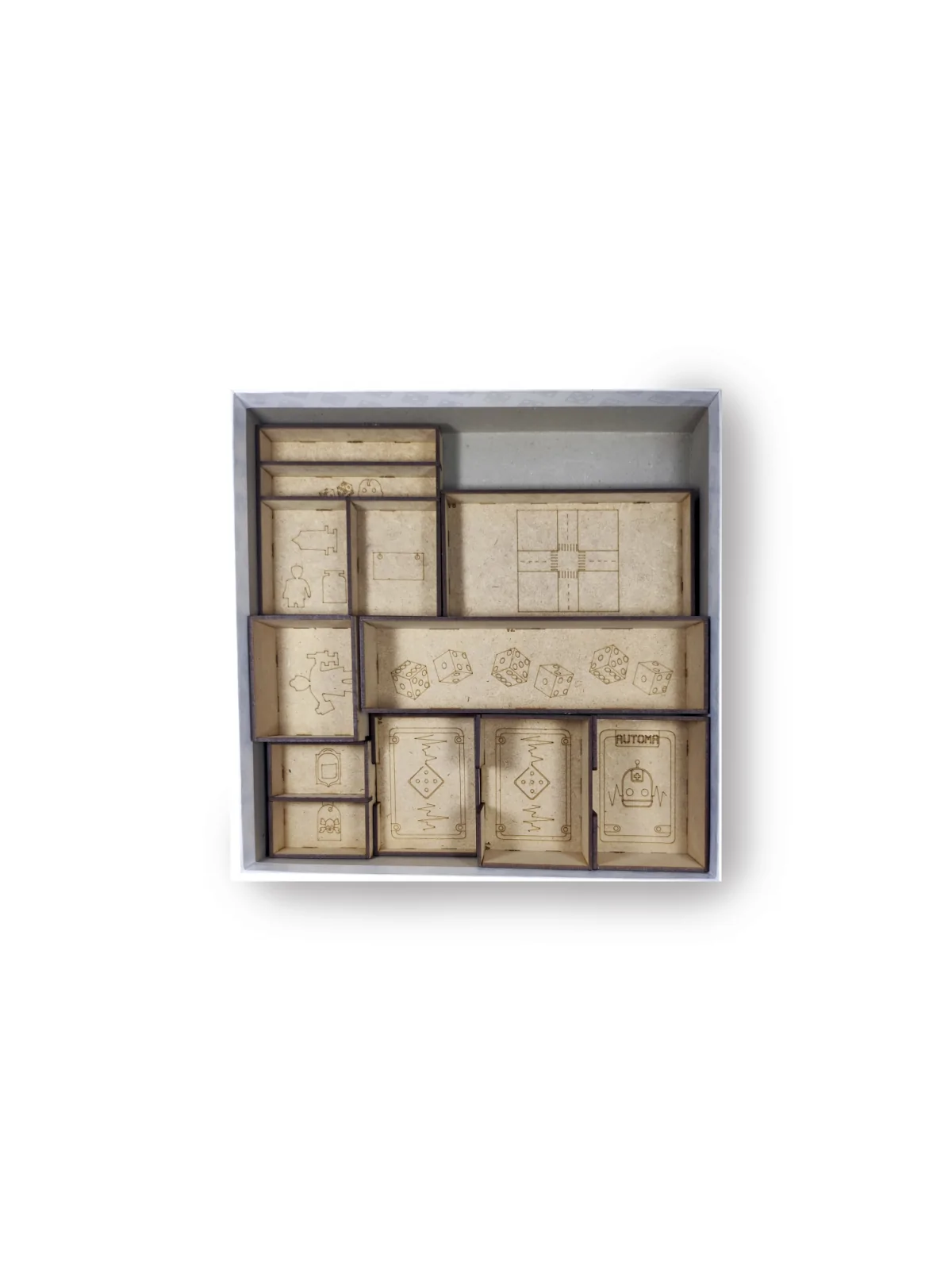 Inserto Compatible con Dice Hospital (Base+Exp.Cuidado Comunitario+Exp. Deluxe) de WithOut Mess en Insertos | La Cueva Roja
