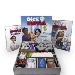 Inserto Compatible con Dice Hospital (Base+Exp.Cuidado Comunitario+Exp. Deluxe) de WithOut Mess en Insertos | La Cueva Roja