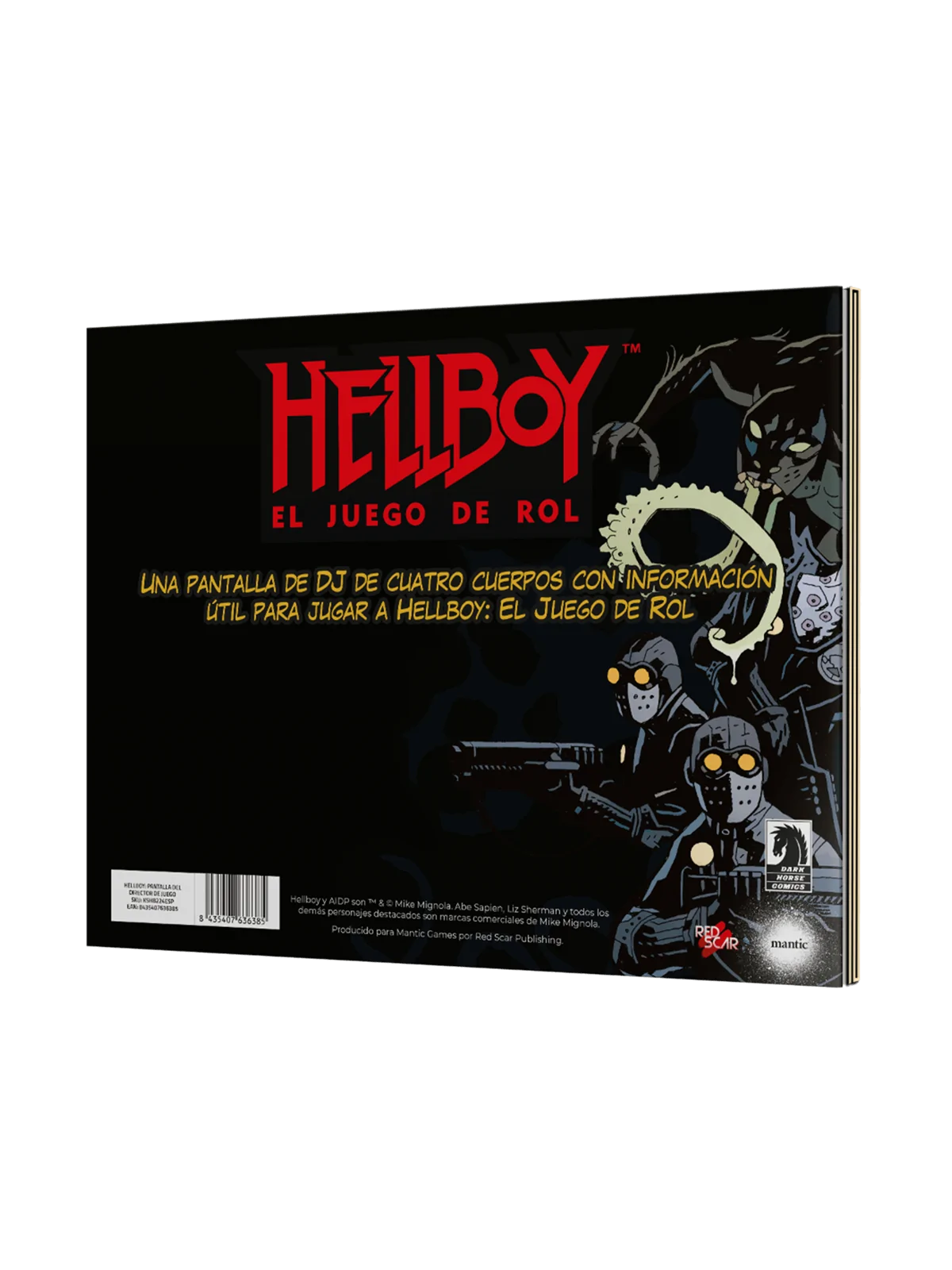 Hellboy: Pantalla del Director de Juego de Modiphius Entertainment en Juegos de Rol | La Cueva Roja