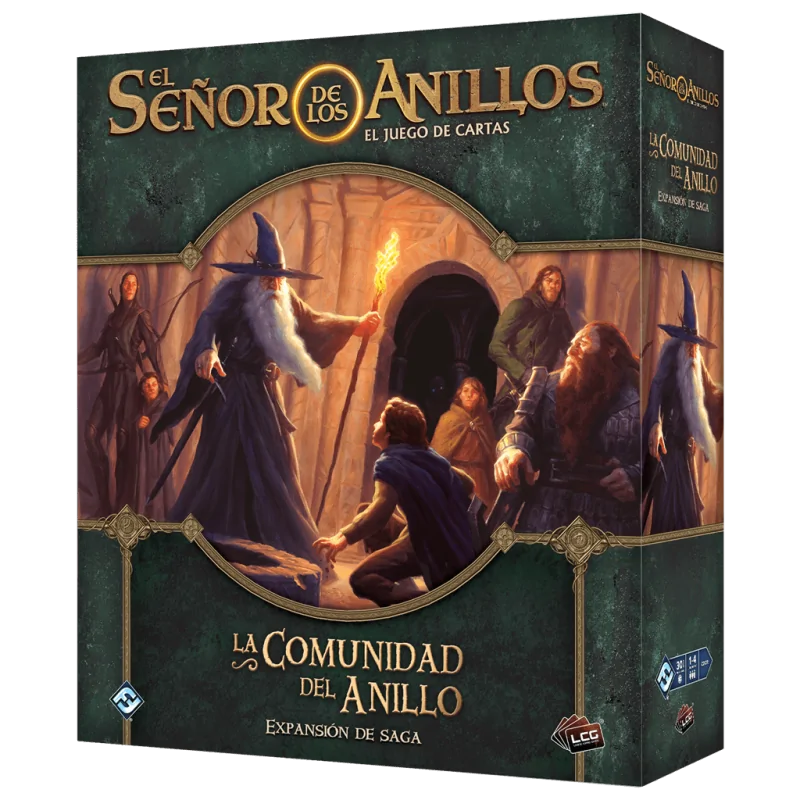 El Señor de los Anillos LCG: La Comunidad del Anillo Expansión de Saga de Fantasy Flight Games en Juegos de Tablero | La Cueva R